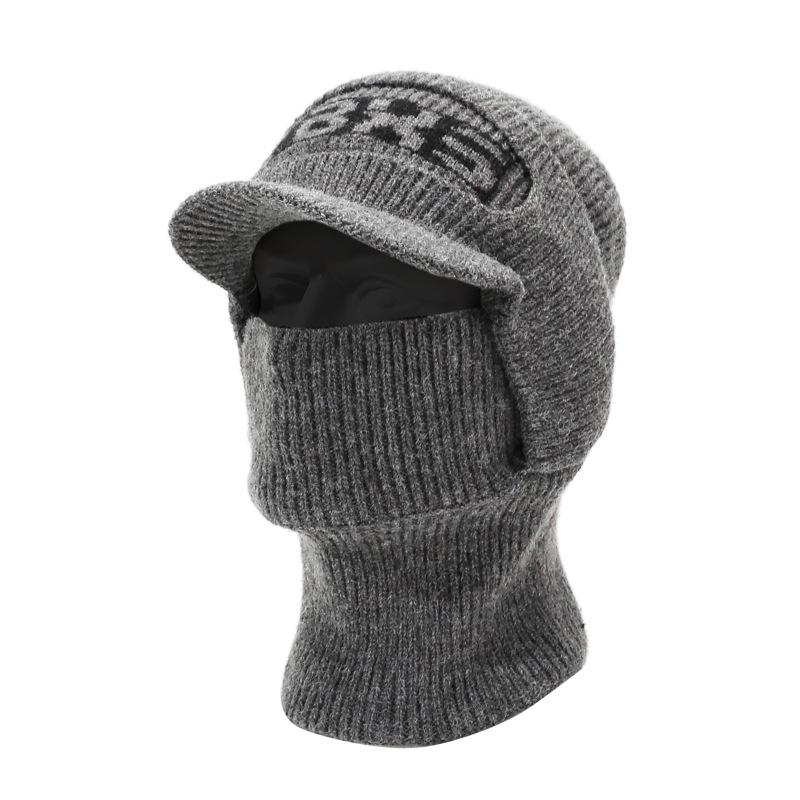 One-Piece Knitted Hat Winter Men s Fleece One-Piece Wool Cap Outdoor Cycling Sports Warm Collar Cap темно-сірий
One-Piece Knitted Hat Winter Men s Fleece One-Piece Wool Cap Outdoor Cycling Sports Warm Collar Cap темно-сірий