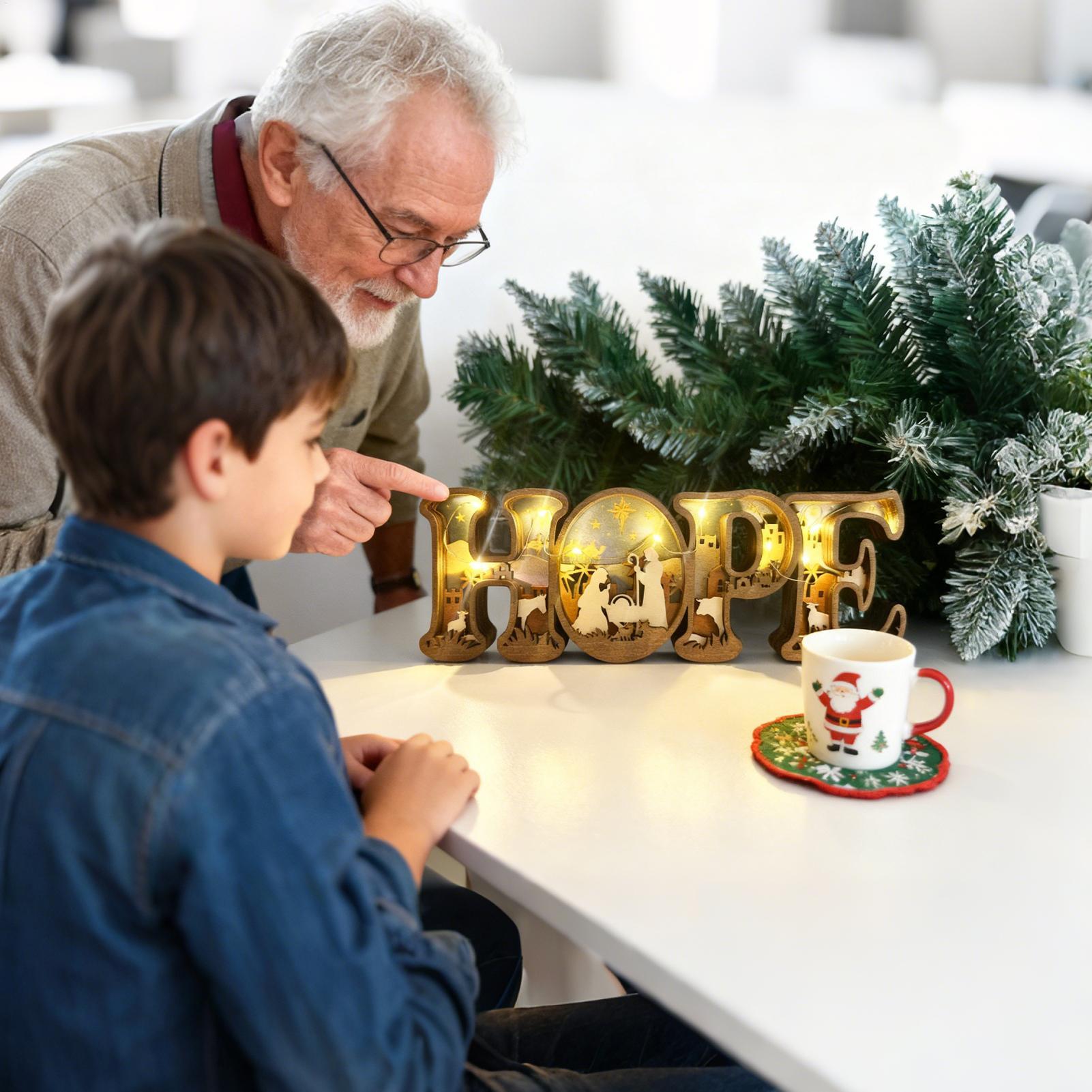 Christmas Nativity Figurines 3D Wooden HOPE Letters Decorations Religious Christmas Decor For Mantelpieces Church Thanksgiving China Mainland
Christmas Nativity Figurines 3D Wooden HOPE Letters Decorations Religious Christmas Decor For Mantelpieces Church Thanksgiving China Mainland