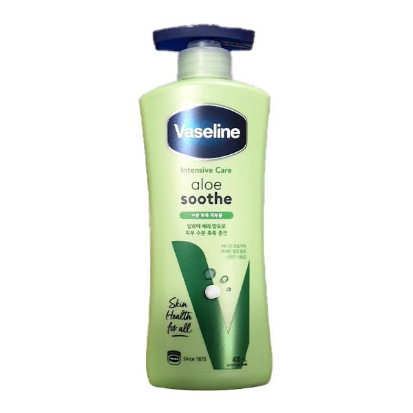 Vaseline Intensive Care Aloe Soothe Lotion 400ml
Vaseline Intensive Care Aloe Soothe Lotion 400ml