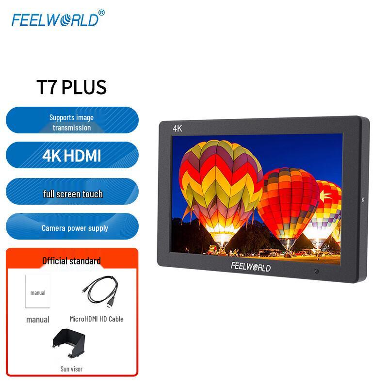 F&V T7PLUS 7-inch 4K HDMI DSLR Monitor
F&V T7PLUS 7-inch 4K HDMI DSLR Monitor