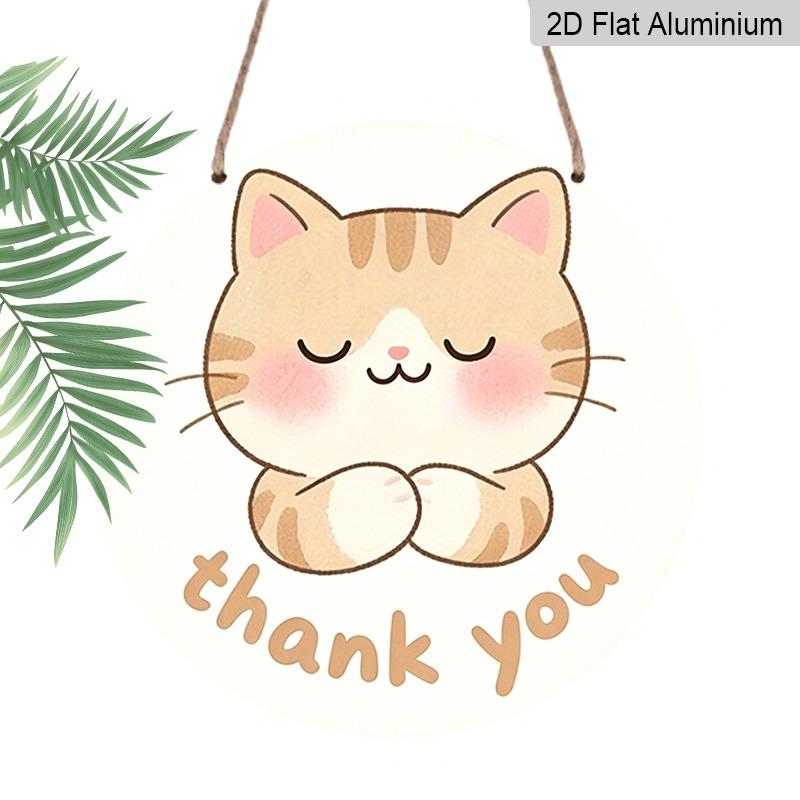 2D Flat Retro Aluminum Wall Stickers in Various Sizes To Thank Teachers. A Soothing Orange Cat Thank-you Sign, Watercolor Cat Pendant, Perfect for 7.87×7.87inch
2D Flat Retro Aluminum Wall Stickers in Various Sizes To Thank Teachers. A Soothing Orange Cat Thank-you Sign, Watercolor Cat Pendant, Perfect for 7.87×7.87inch