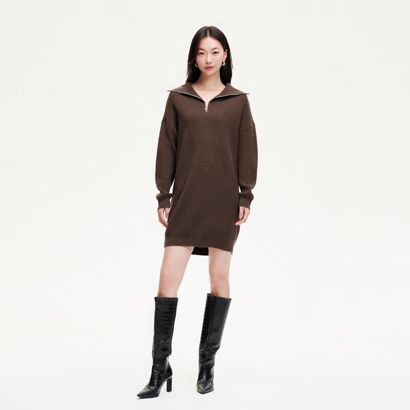 VEROMODA Knitted H-line Turn-down Collar Dress S
VEROMODA Knitted H-line Turn-down Collar Dress S