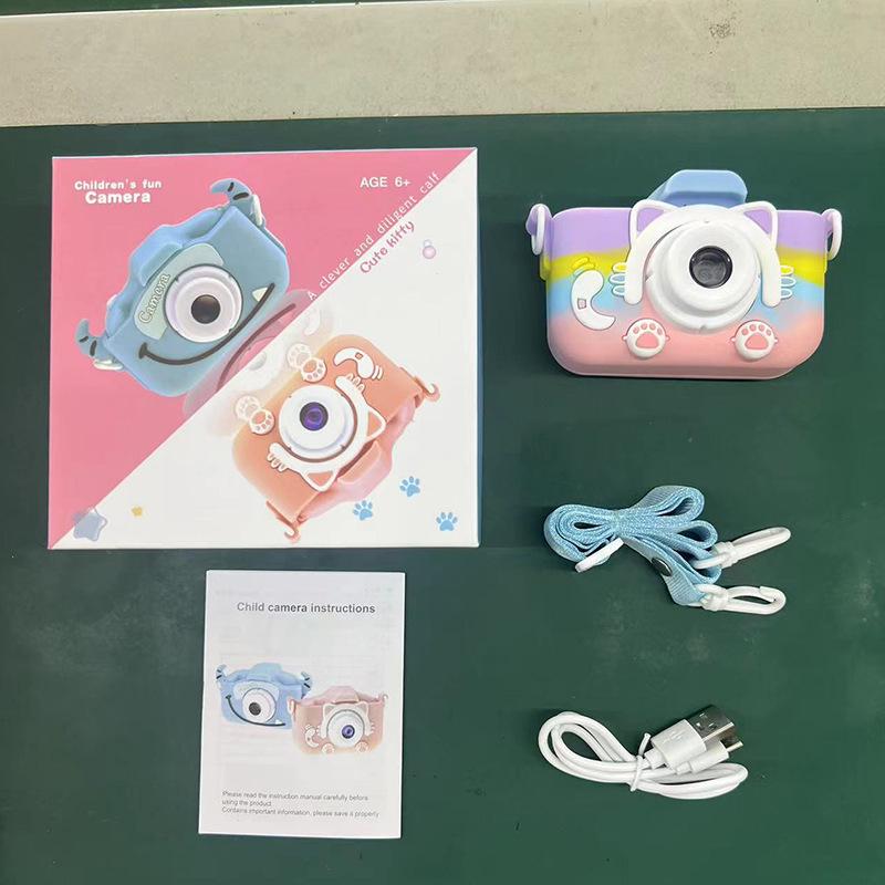 Kids HD Dual Lens Camera: Educational Photo & Video Toy with Cute Cartoon Design
Kids HD Dual Lens Camera: Educational Photo & Video Toy with Cute Cartoon Design