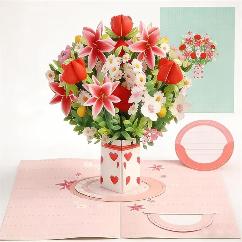 3D Pop Up Flower Greeting Cards For Birthday Mothers Father s Day Graduation Wedding Anniversary Romantic Valentine s Day Gifts
3D Pop Up Flower Greeting Cards For Birthday Mothers Father s Day Graduation Wedding Anniversary Romantic Valentine s Day Gifts