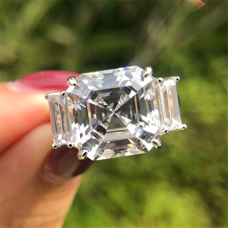 Asscher Cut 8ct Муассанит Бриллиант Кольцо 100% Оригинальный 925 sterling sier Обручальные кольца для женщин Мужчины Ювелирные изделия
Asscher Cut 8ct Муассанит Бриллиант Кольцо 100% Оригинальный 925 sterling sier Обручальные кольца для женщин Мужчины Ювелирные изделия