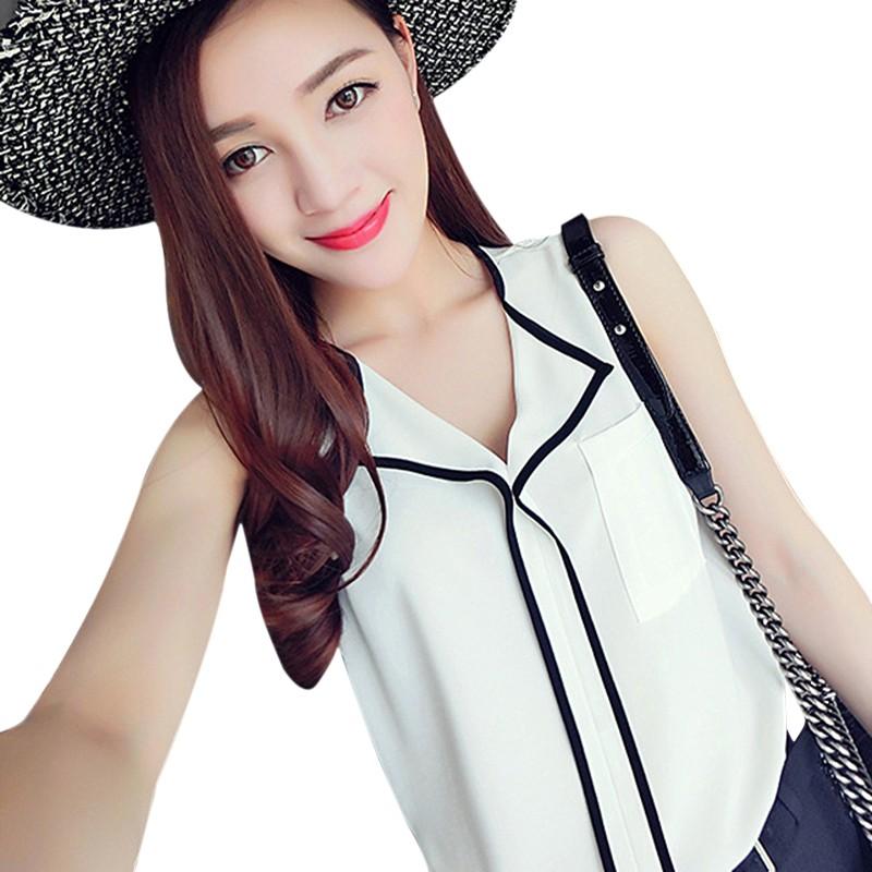 Летняя женская цветная контрастная рубашка с v-образным вырезом без рукавов, шифоновый жилет XXL
Летняя женская цветная контрастная рубашка с v-образным вырезом без рукавов, шифоновый жилет XXL