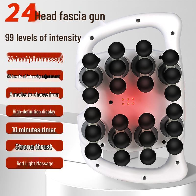 Rechargeable 16-Head Fascia Gun Muscle Massager for Back, Waist, and Legs English
Rechargeable 16-Head Fascia Gun Muscle Massager for Back, Waist, and Legs English