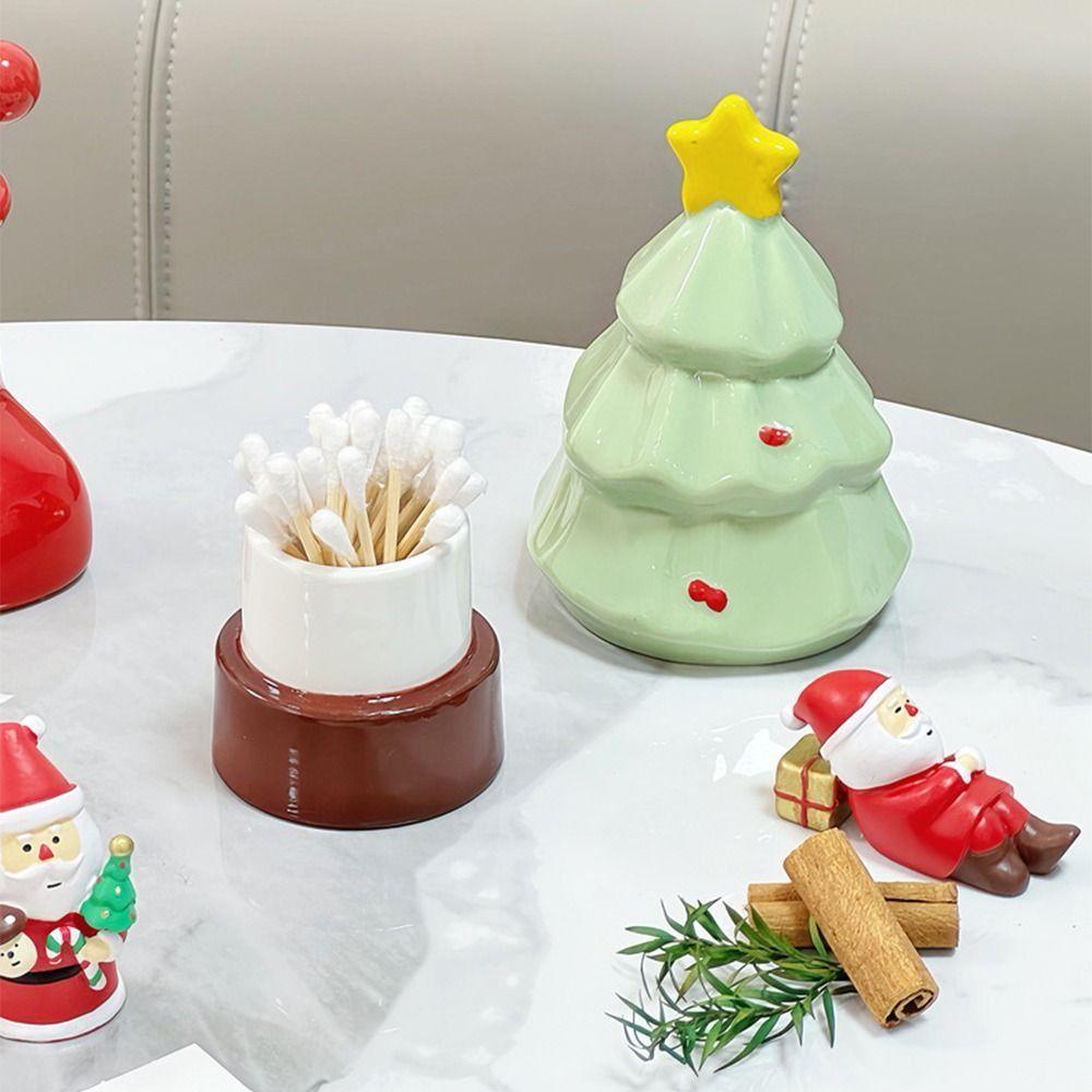 Christmas Tree Shaped Cute Toothpick Holders Creative Ceramic Toothpick Organizer Desktop Ornament зелёный
Christmas Tree Shaped Cute Toothpick Holders Creative Ceramic Toothpick Organizer Desktop Ornament зелёный