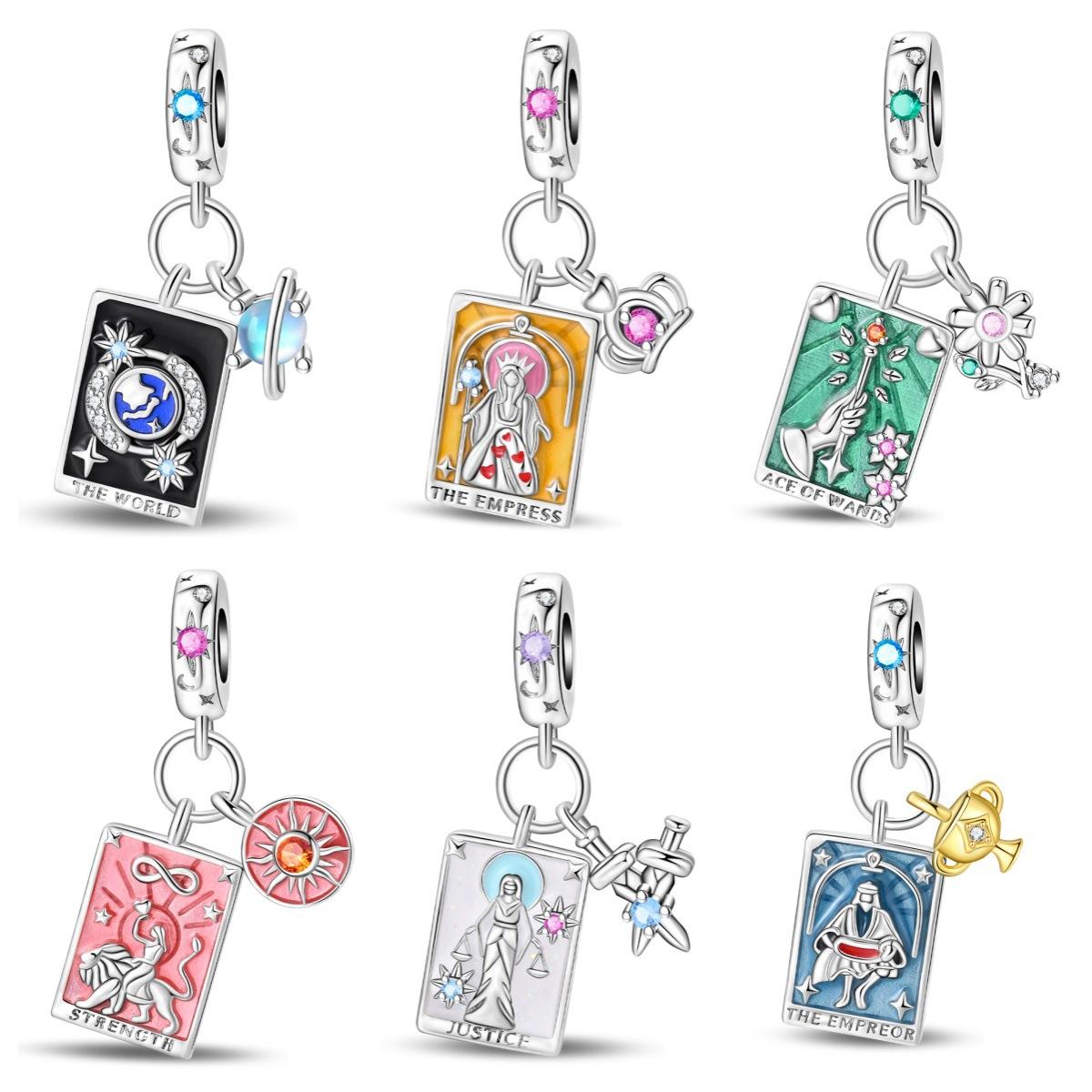 DIY Jewelry Accessories Bracelet White Copper Silver Plated Commemorative Vitality Scepter World Brand Pendant Beads
DIY Jewelry Accessories Bracelet White Copper Silver Plated Commemorative Vitality Scepter World Brand Pendant Beads