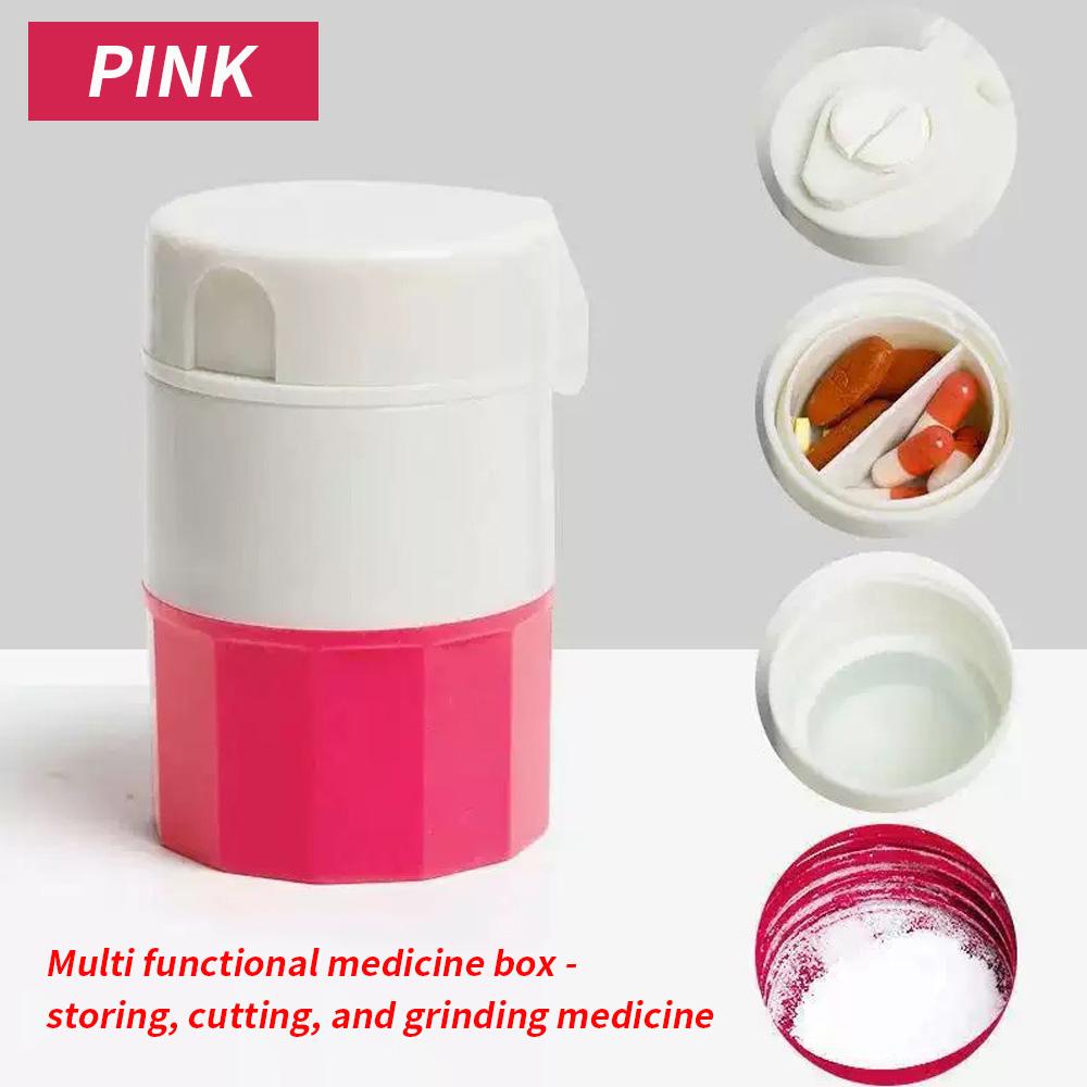 1 piece - Multi functional and convenient drug storage box - with functions such as storing drugs, cutting drugs, grinding, etc
1 piece - Multi functional and convenient drug storage box - with functions such as storing drugs, cutting drugs, grinding, etc