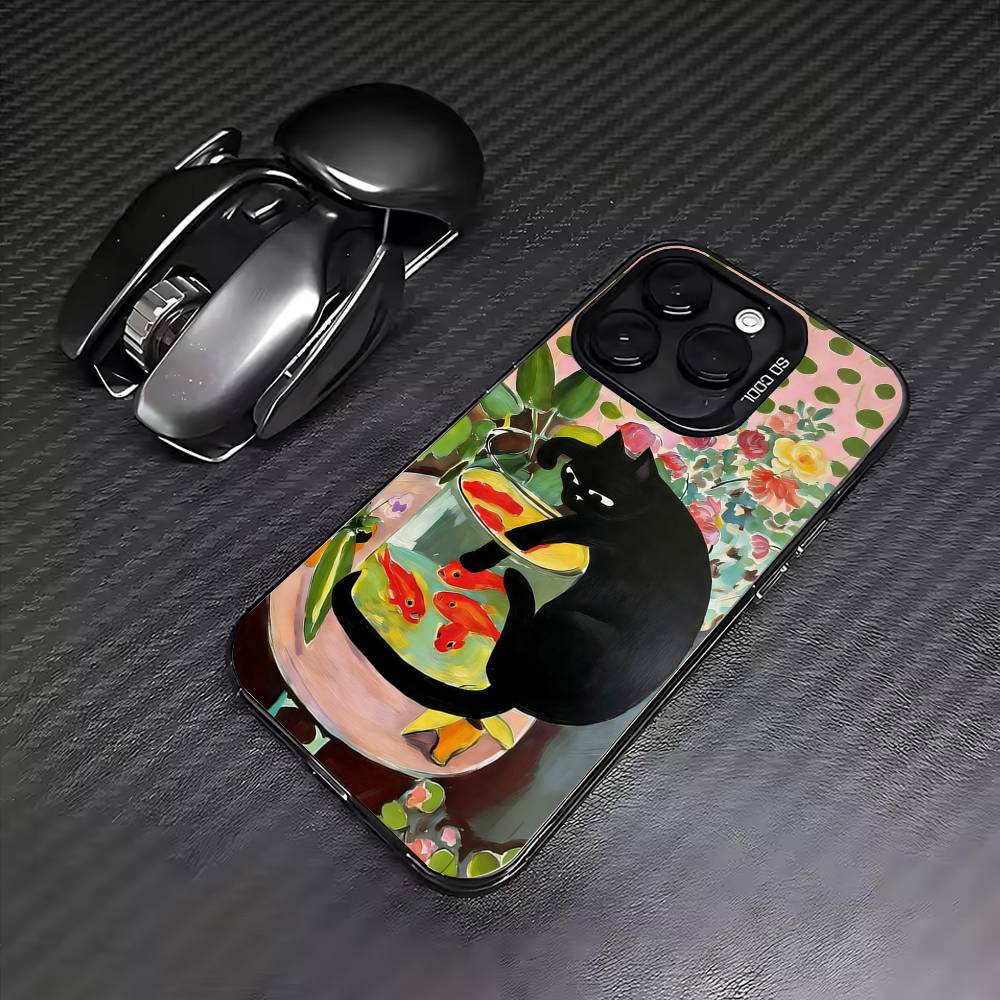 Funny Artistic Cat Painting Colorful Silver Back Phone Case For IPhone 17 16 15 14 13 12 11 Plus Pro Max Plus iPhone16pro
Funny Artistic Cat Painting Colorful Silver Back Phone Case For IPhone 17 16 15 14 13 12 11 Plus Pro Max Plus iPhone16pro