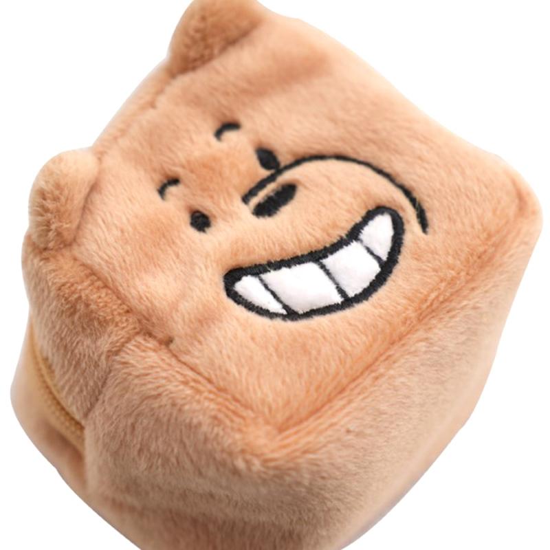 Женский кошелек для монет, милый плюшевый кошелек с изображением медведя, кошелек на молнии, плюшевый трехмерный кошелек для монет, сумка для наушников, кошелек, держатель для ключей
Женский кошелек для монет, милый плюшевый кошелек с изображением медведя, кошелек на молнии, плюшевый трехмерный кошелек для монет, сумка для наушников, кошелек, держатель для ключей