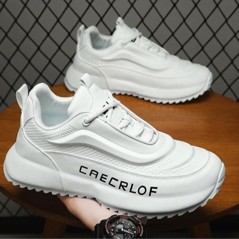 Chunky Men s Sneakers Men Running Shoes Fashion Casual PU Leather Comfortable Platform Vulcanized Shoes Tenis Masculino Size 48 39 білий
Chunky Men s Sneakers Men Running Shoes Fashion Casual PU Leather Comfortable Platform Vulcanized Shoes Tenis Masculino Size 48 39 білий