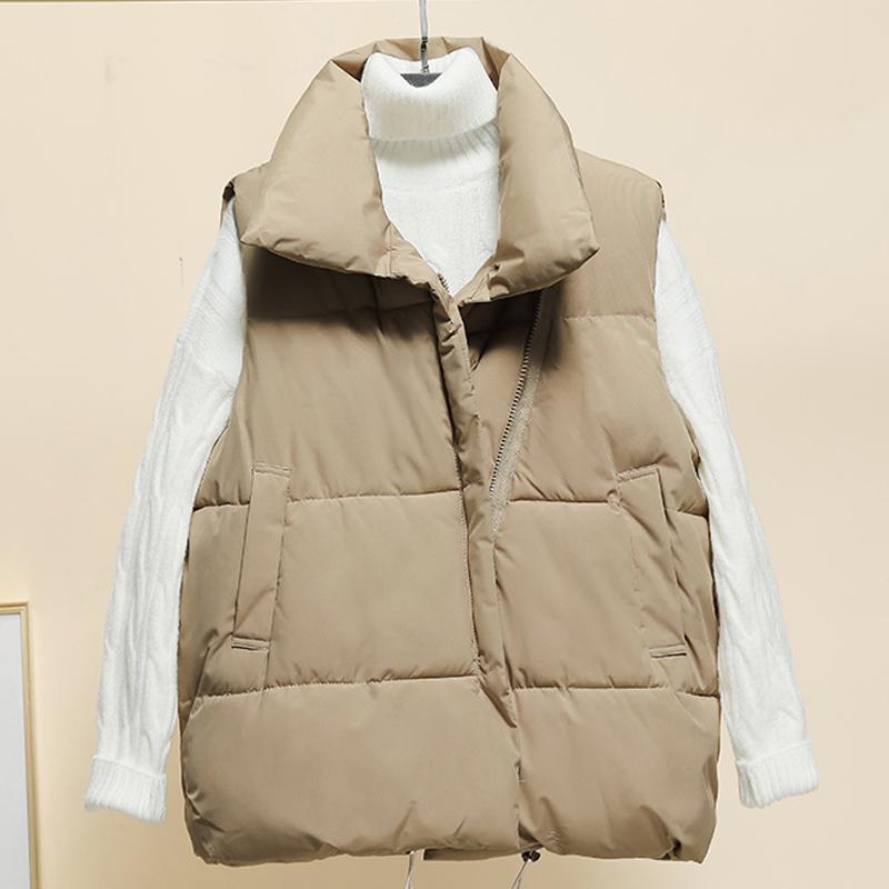 Осенние куртки без рукавов, женские зимние 2023, новые модные женские теплые жилеты в корейском стиле, свободные толстые теплые короткие пальто 
Осенние куртки без рукавов, женские зимние 2023, новые модные женские теплые жилеты в корейском стиле, свободные толстые теплые короткие пальто