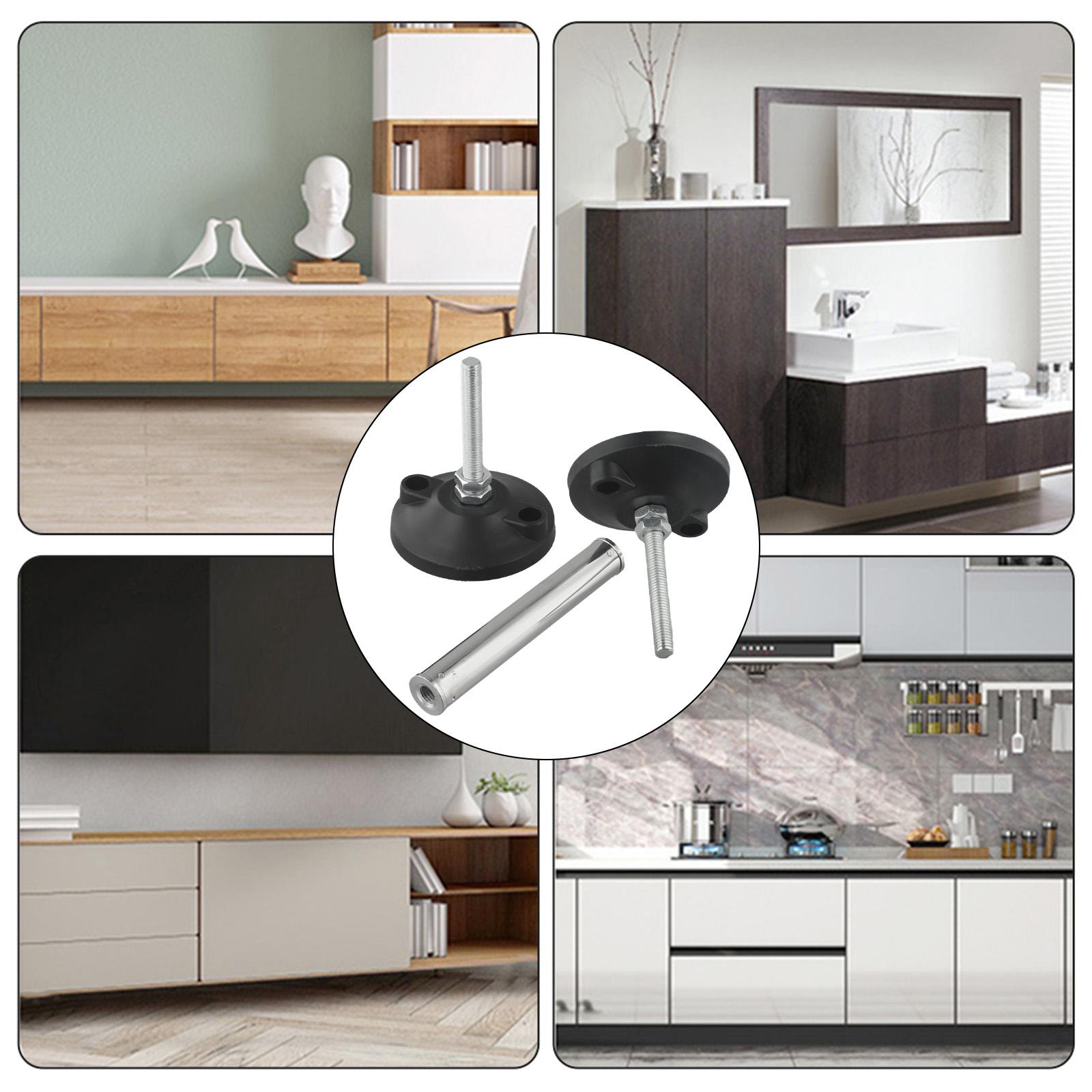 Cabinet Support Leg Stainless Steel Bracket 23cm-37cm Heavy Duty Cabinet Support Rod 300KG Weight Capacity Black Grey Color Adjustment 23-37cm
Cabinet Support Leg Stainless Steel Bracket 23cm-37cm Heavy Duty Cabinet Support Rod 300KG Weight Capacity Black Grey Color Adjustment 23-37cm