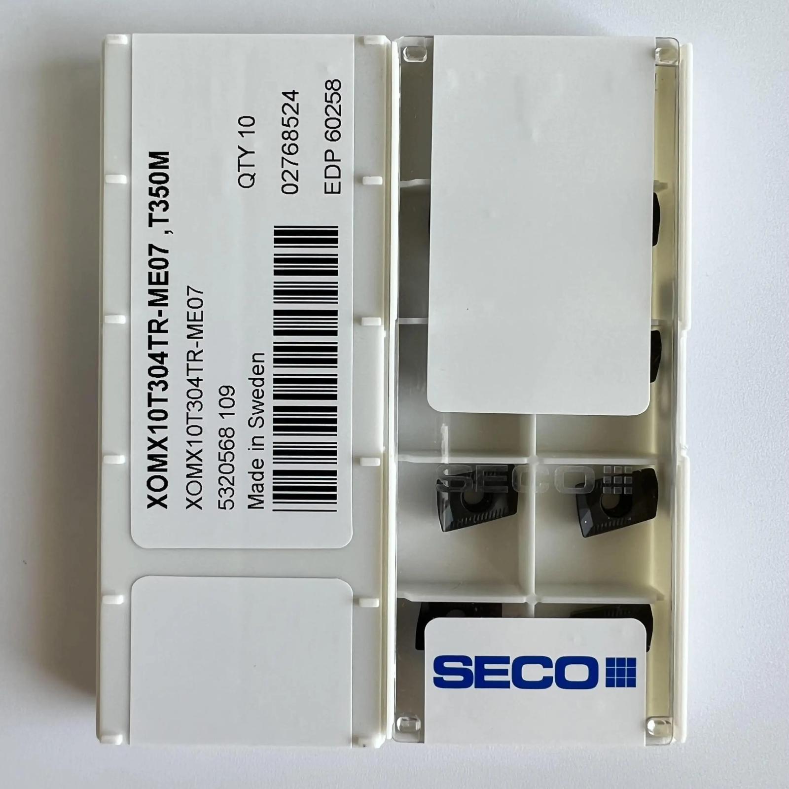 SECO / XOMX10T304TR-ME07 T350M /Original genuine CNC alloy blade 10 PCS
SECO / XOMX10T304TR-ME07 T350M /Original genuine CNC alloy blade 10 PCS