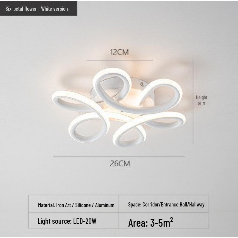 Nordic Modern LED Ceiling Light for Hallways & Staircases Warm light
Nordic Modern LED Ceiling Light for Hallways & Staircases Warm light