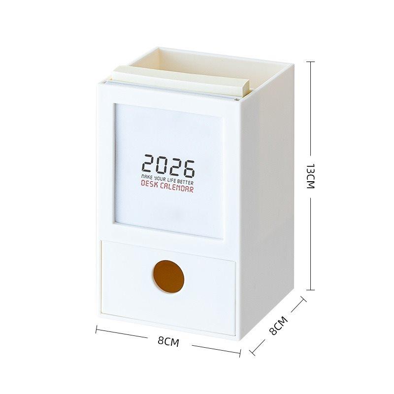 1pcs Student desk, stationery storage box, multifunctional pen holder, simple desk, good desk, calendar, office desktop shelf
1pcs Student desk, stationery storage box, multifunctional pen holder, simple desk, good desk, calendar, office desktop shelf