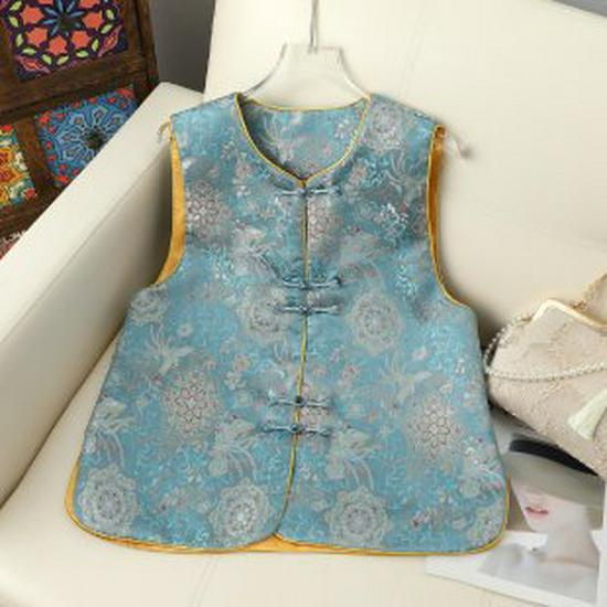 Spring Floral Vest & Wide-leg Pants for Stylish Middle-aged Women XL синий
Spring Floral Vest & Wide-leg Pants for Stylish Middle-aged Women XL синий
