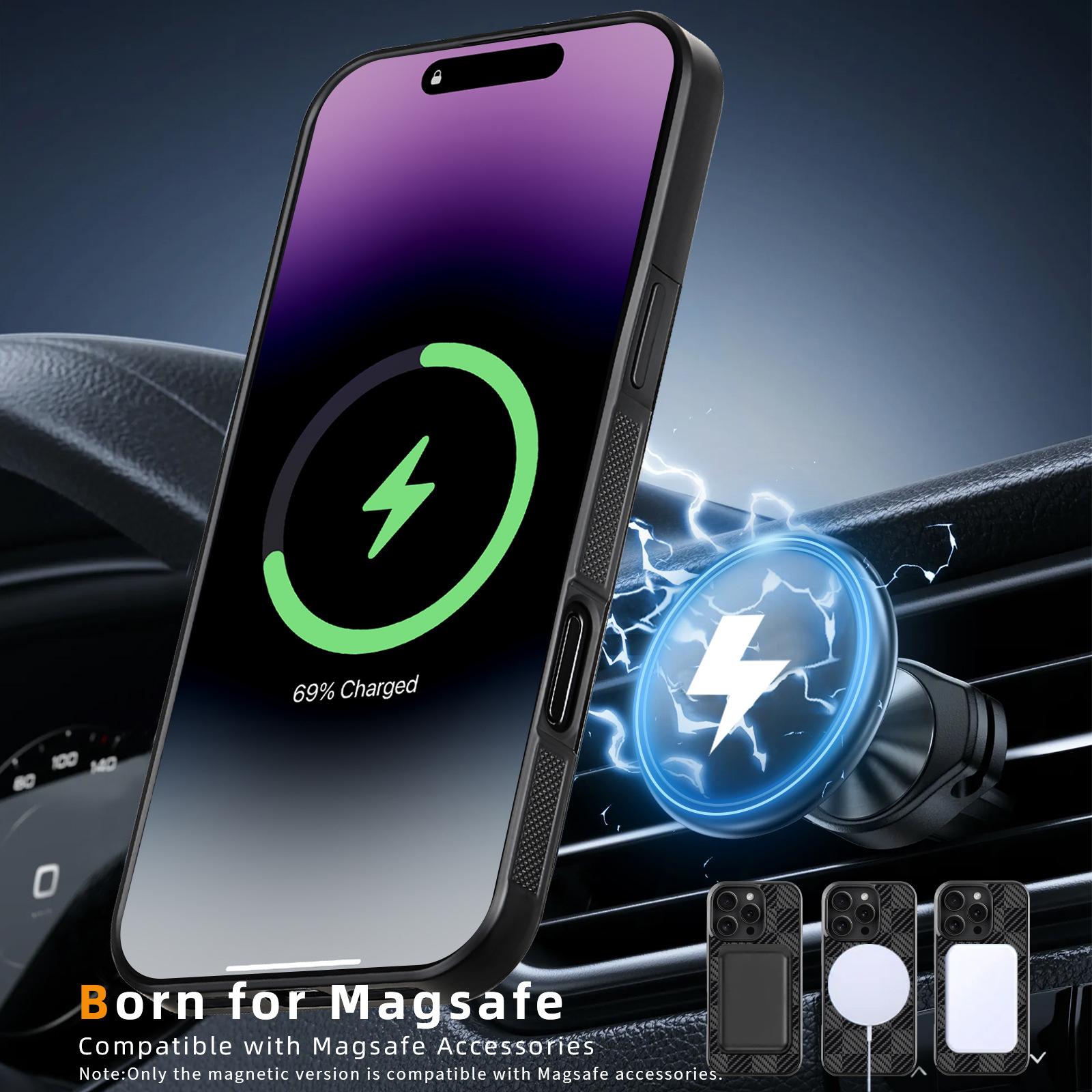 For iPhone 15 Pro Max Case Compatible with MagSafe Honeycomb Texture Aramid Fiber TPU Shockproof Phone Cover Type A
For iPhone 15 Pro Max Case Compatible with MagSafe Honeycomb Texture Aramid Fiber TPU Shockproof Phone Cover Type A