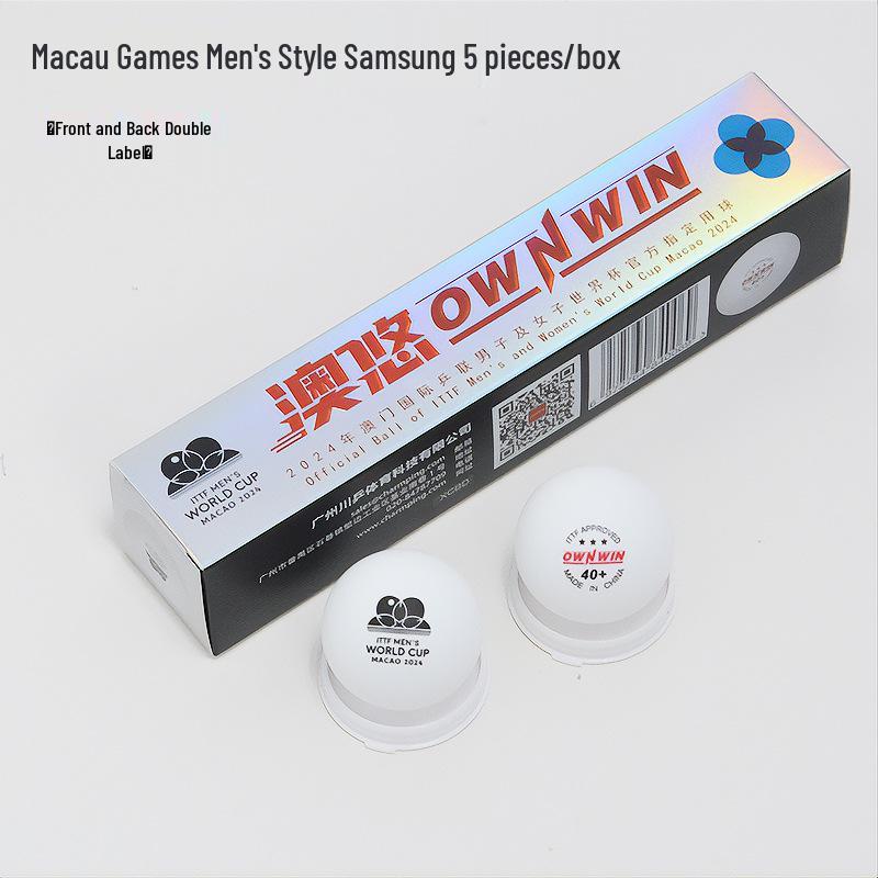 OWNWIN Aoyou Seamless 3-Star Table Tennis Ball - 40+ Gold Competition Quality
OWNWIN Aoyou Seamless 3-Star Table Tennis Ball - 40+ Gold Competition Quality