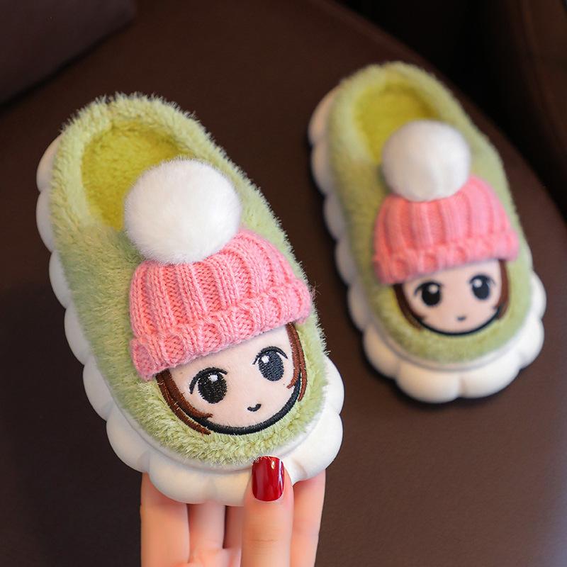 Children s home slippers for warmth, girls plush cartoon cute kids fur slippers, soft-soled non-slip baby cotton slippers Inner Length25cm40/41【S світло-зелений колір
Children s home slippers for warmth, girls plush cartoon cute kids fur slippers, soft-soled non-slip baby cotton slippers Inner Length25cm40/41【S світло-зелений колір
