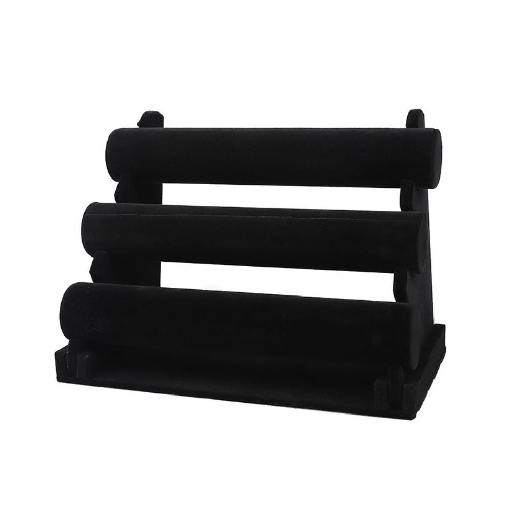 Multifunctional Bracelet Chain Watch T-Bar Rack 3Layer Bangle Display Stand Display Props чёрный
Multifunctional Bracelet Chain Watch T-Bar Rack 3Layer Bangle Display Stand Display Props чёрный