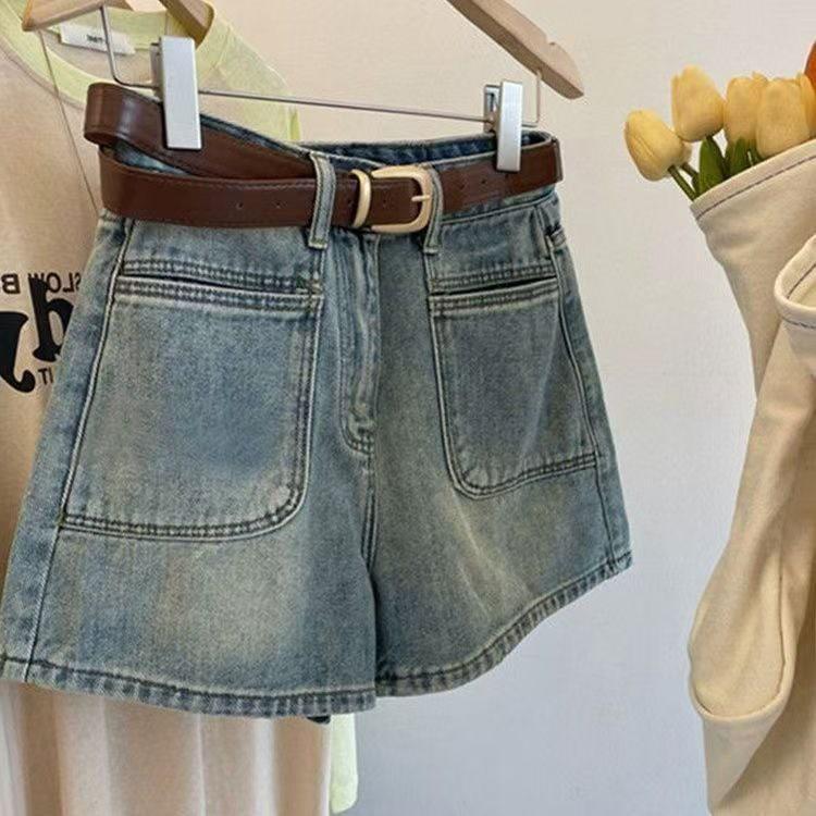 Summer 2025 High Waist Denim A-line Shorts: Fashionable, Versatile, Loose Fit, Slimming, and Height-enhancing. XL
Summer 2025 High Waist Denim A-line Shorts: Fashionable, Versatile, Loose Fit, Slimming, and Height-enhancing. XL