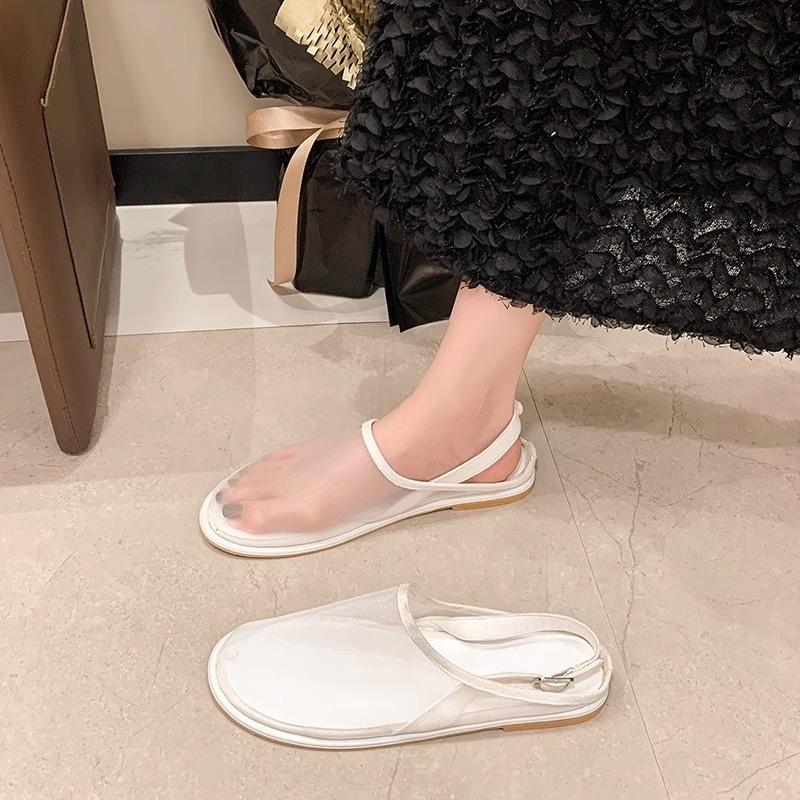 ZA bag head rear strap sandals fashionable hollow mesh round head breathable flat bottom casual versatile shoes women 35 белый
ZA bag head rear strap sandals fashionable hollow mesh round head breathable flat bottom casual versatile shoes women 35 белый