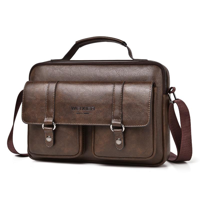 WEIXIER Spring New Fashion Business Men s Crossbody Bags Waterproof PU Premium Sense One Shoulder Bag Commuting Large Capacity Travel Men s Sling Bags темно-коричневого кольору
WEIXIER Spring New Fashion Business Men s Crossbody Bags Waterproof PU Premium Sense One Shoulder Bag Commuting Large Capacity Travel Men s Sling Bags темно-коричневого кольору