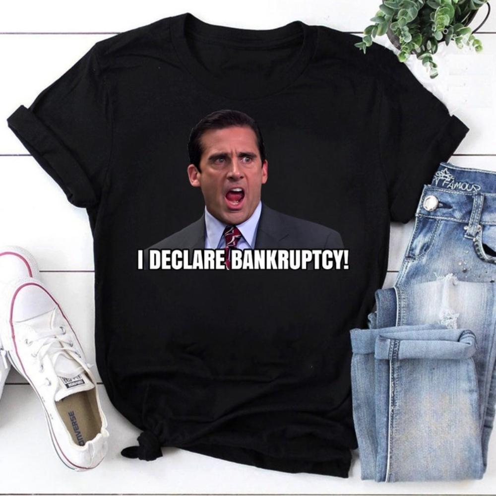 I Declare Bankruptcy Michael Scott The Unisex Vintage Graphic T Shirts Woman Man Breathable Cotton Streetwear Tshirt Fashion S
I Declare Bankruptcy Michael Scott The Unisex Vintage Graphic T Shirts Woman Man Breathable Cotton Streetwear Tshirt Fashion S