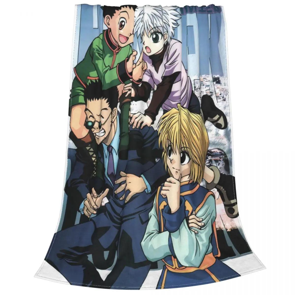 Плед из кораллового флиса с изображением персонажей аниме Hunter X Hunter: Killua Zoldyck, Kurapika Freecss, Gon. Супермягкий плед для кровати, коврик для кровати 75x90cm
Плед из кораллового флиса с изображением персонажей аниме Hunter X Hunter: Killua Zoldyck, Kurapika Freecss, Gon. Супермягкий плед для кровати, коврик для кровати 75x90cm