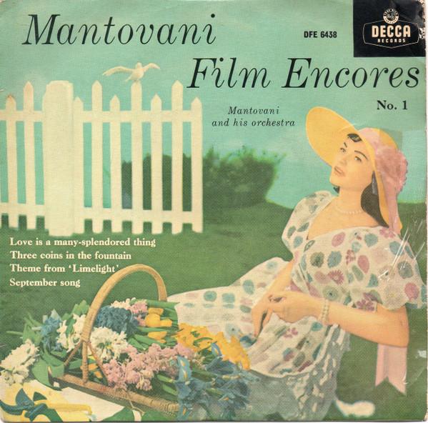 7inch Record MANTOVANI & HIS ORCHESTRA - Mantovani Film Encores No.1 DFE6438 Decca 1955 UK Pop Used
7inch Record MANTOVANI & HIS ORCHESTRA - Mantovani Film Encores No.1 DFE6438 Decca 1955 UK Pop Used