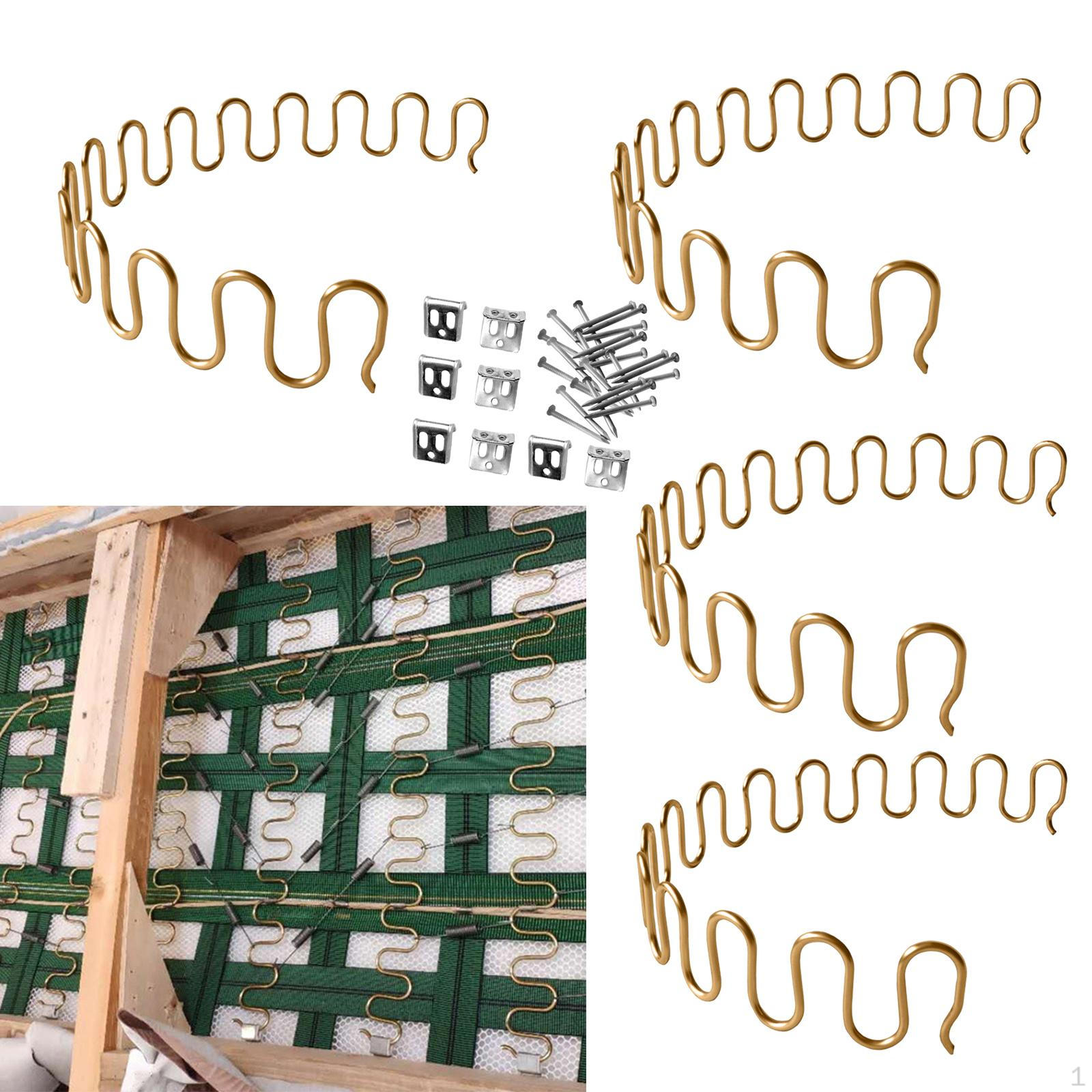 4 шт. Замена пружин обивки дивана-кресла для мебели, ремонт дивана, детали реклайнера, с 40cm
4 шт. Замена пружин обивки дивана-кресла для мебели, ремонт дивана, детали реклайнера, с 40cm