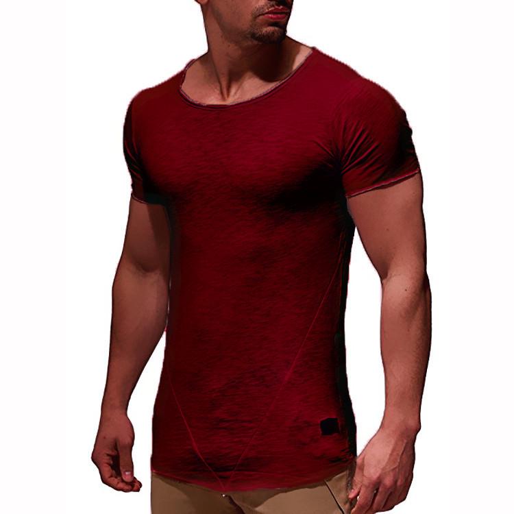 Men s Summer Patchwork Casual Short Sleeve T-shirt L вина червоного кольору
Men s Summer Patchwork Casual Short Sleeve T-shirt L вина червоного кольору