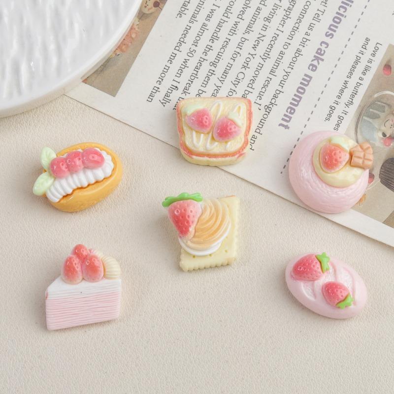 Strawberry Cake Food Toys Resin Accessories Cream Glue DIY Hair Clip Patch Hair Accessories 10pcs різнокольоровий
Strawberry Cake Food Toys Resin Accessories Cream Glue DIY Hair Clip Patch Hair Accessories 10pcs різнокольоровий