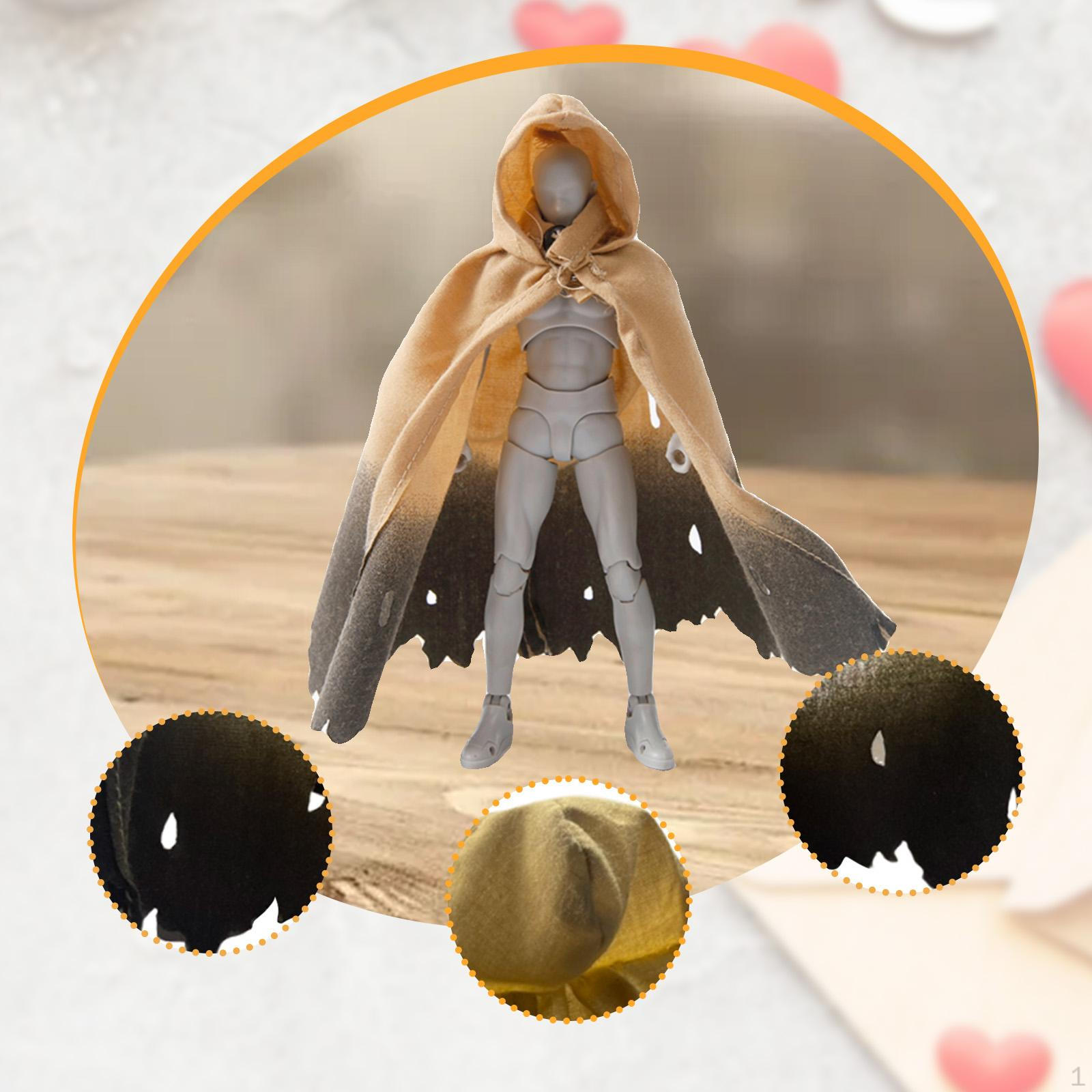 1/12 Action Figure Clothes Doll Cape Dress up Mini Male Female Fabric Accessories Desert Yellow
1/12 Action Figure Clothes Doll Cape Dress up Mini Male Female Fabric Accessories Desert Yellow