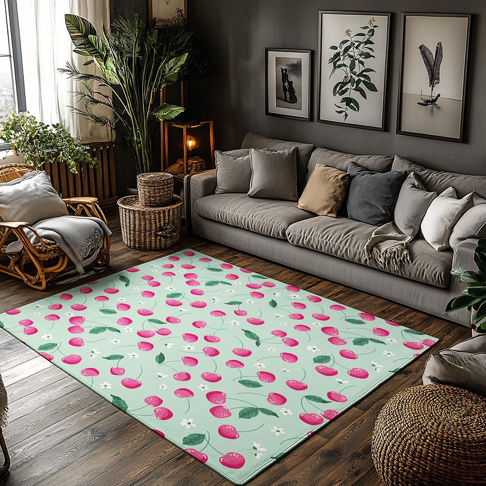 Strawberry Carpet Cute Washable Floor Mat Non-Slip Door Mat Kitchen Rug Farmhouse Decor Home Accent Room Decor Sweet Cherry Patt 50x80cm
Strawberry Carpet Cute Washable Floor Mat Non-Slip Door Mat Kitchen Rug Farmhouse Decor Home Accent Room Decor Sweet Cherry Patt 50x80cm