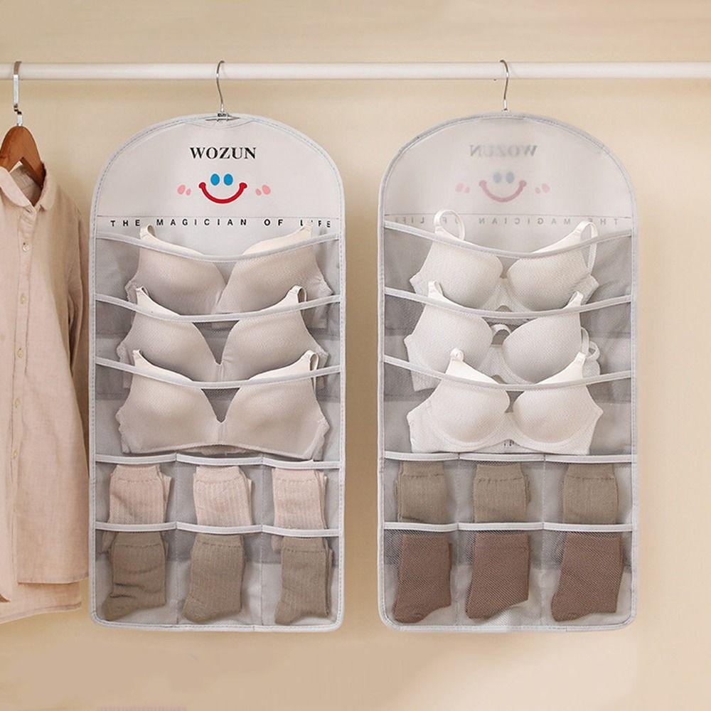 Double Sides Underpants Socks Organizer Non-woven Fabric Sundries Hanger Storage Bags Wardrobe
Double Sides Underpants Socks Organizer Non-woven Fabric Sundries Hanger Storage Bags Wardrobe