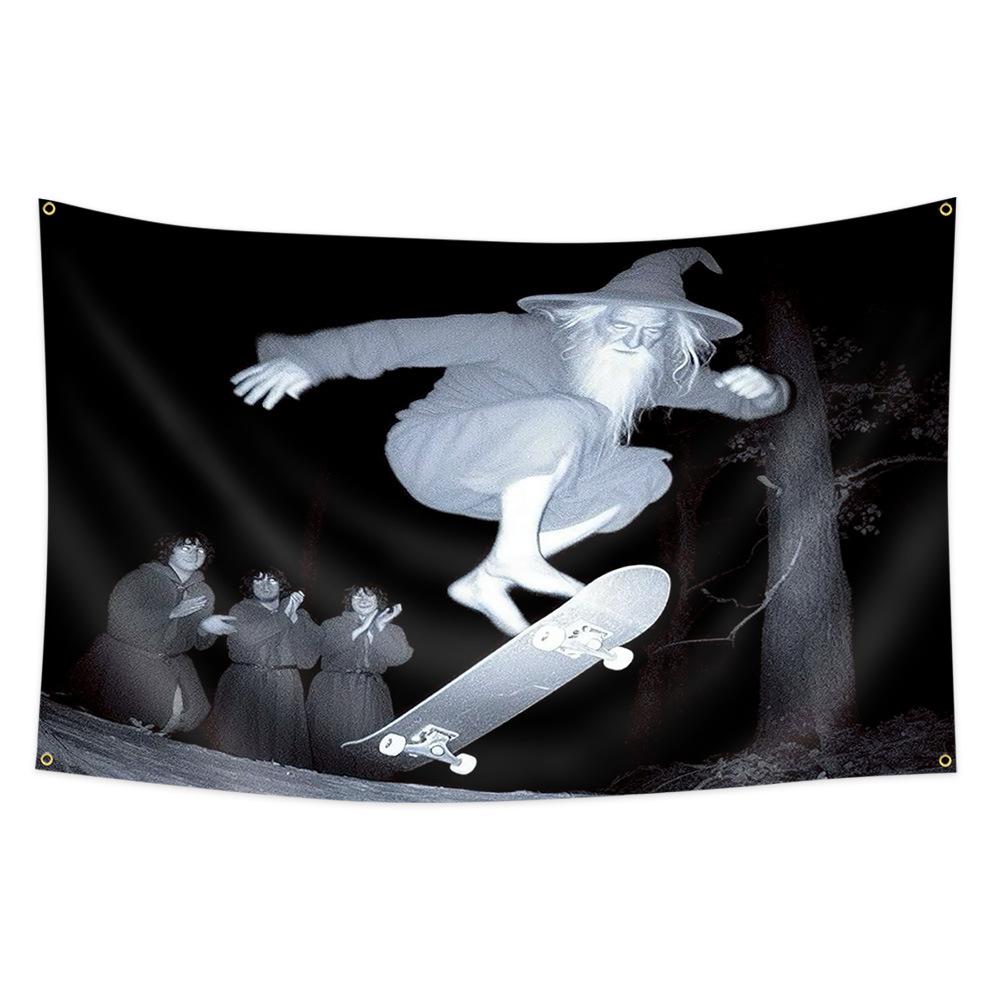 1pc Funny Wizard Skateboarding Wall Tapestry Retro Grayscale Magic Theme Home Decor for Bedroom Living Room Aesthetic Backdrop 74x94cm(29x37in)
1pc Funny Wizard Skateboarding Wall Tapestry Retro Grayscale Magic Theme Home Decor for Bedroom Living Room Aesthetic Backdrop 74x94cm(29x37in)