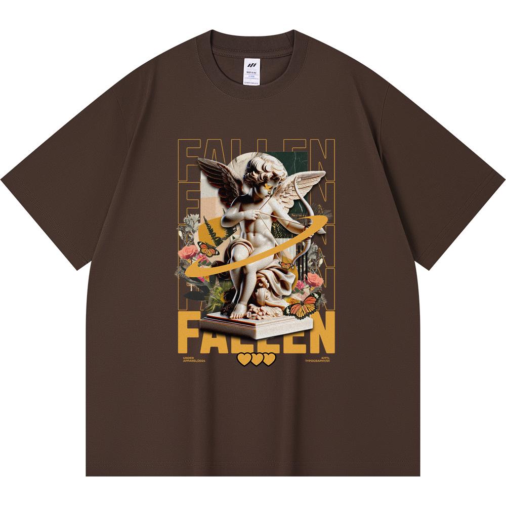 230GSM 100% Cotton T-Shirt Fallen Print Tees Funny Harajuku Style Combed Cotton Tshirt XS абрикосовый
230GSM 100% Cotton T-Shirt Fallen Print Tees Funny Harajuku Style Combed Cotton Tshirt XS абрикосовый