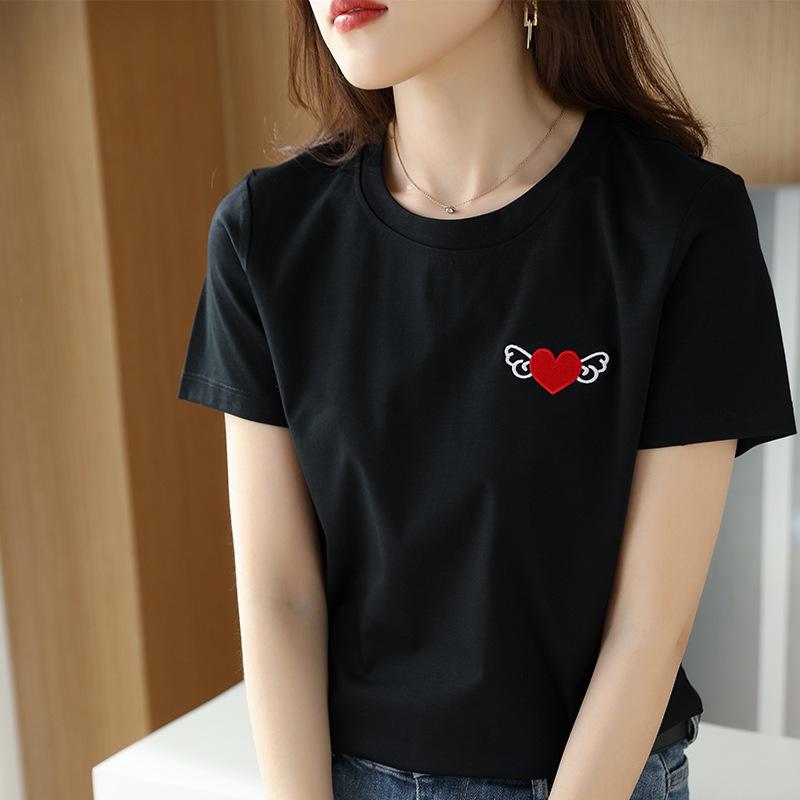 Women s Summer Embroidered Short-Sleeve Mercerized Cotton Loose Fit T-Shirt XXL білий
Women s Summer Embroidered Short-Sleeve Mercerized Cotton Loose Fit T-Shirt XXL білий