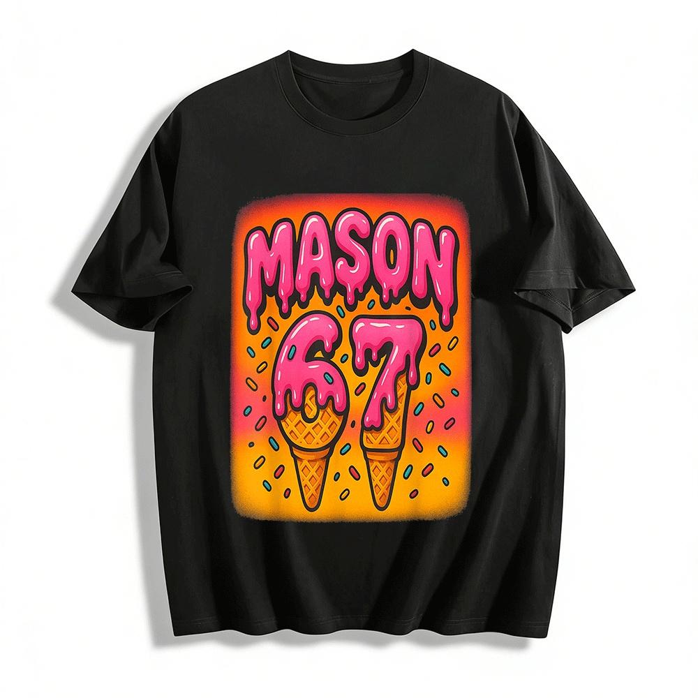 Тающее мороженое Mason 67 Графическая повседневная футболка с коротким рукавом Хлопковая футболка XXS
Тающее мороженое Mason 67 Графическая повседневная футболка с коротким рукавом Хлопковая футболка XXS