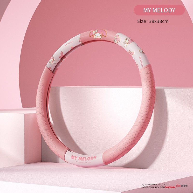 Sanrio Women s Car Steering Wheel Cover, Universal for All Seasons, Ultra-Thin, Cute, Non-Slip, Sweat-Absorbent, New Leather Handle Cover Melody (Round Leather)
Sanrio Women s Car Steering Wheel Cover, Universal for All Seasons, Ultra-Thin, Cute, Non-Slip, Sweat-Absorbent, New Leather Handle Cover Melody (Round Leather)