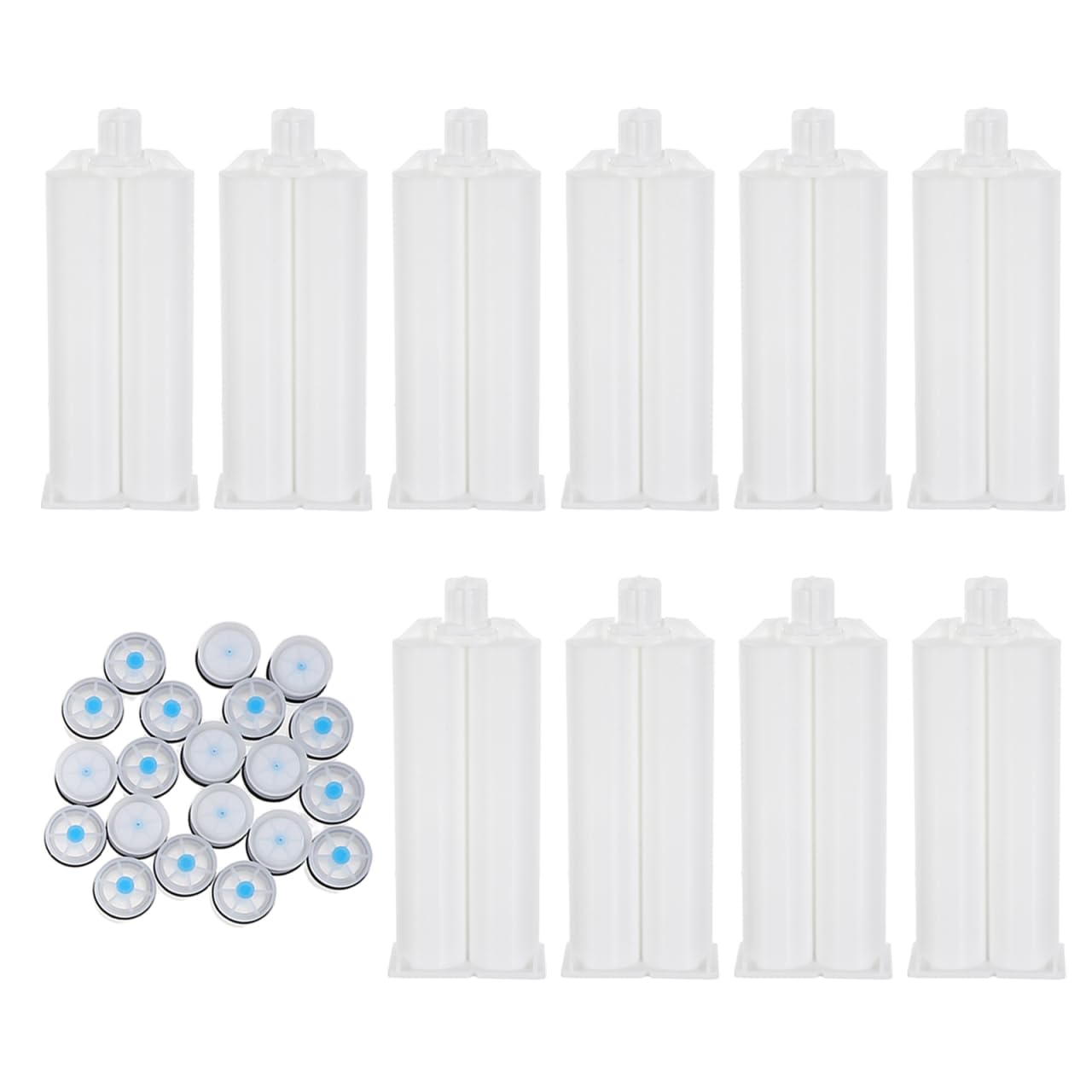 NOLITOY 2-Component Epoxy Adhesive Cartridge Dispenser Injector Mixing Tube Glue Gun Compatible Precision Application Clog Prevention Resin Caulking F
NOLITOY 2-Component Epoxy Adhesive Cartridge Dispenser Injector Mixing Tube Glue Gun Compatible Precision Application Clog Prevention Resin Caulking F