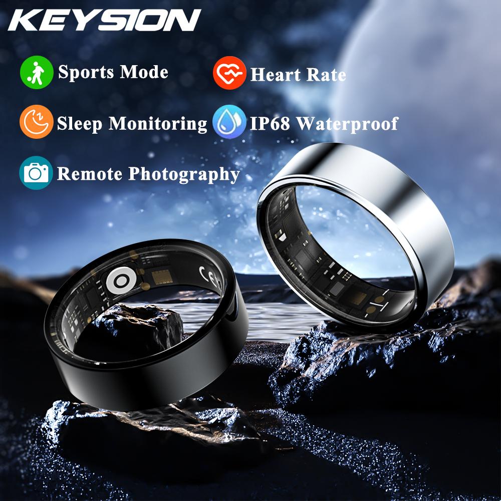 KEYSION Новое смарт-кольцо для мужчин и женщин IP68 Водонепроницаемый монитор сердечного ритма Мониторинг сна Фитнес-трекер Спортивные режимы для IOS Android 8 серебряный
KEYSION Новое смарт-кольцо для мужчин и женщин IP68 Водонепроницаемый монитор сердечного ритма Мониторинг сна Фитнес-трекер Спортивные режимы для IOS Android 8 серебряный