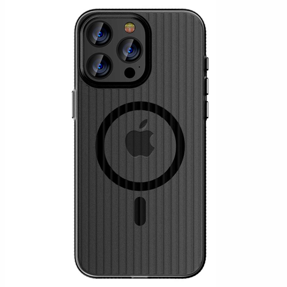 For iPhone 16 Pro Case Compatible with MagSafe Corrugated Texture Hard PC Matte Phone Cover Black Edge
For iPhone 16 Pro Case Compatible with MagSafe Corrugated Texture Hard PC Matte Phone Cover Black Edge