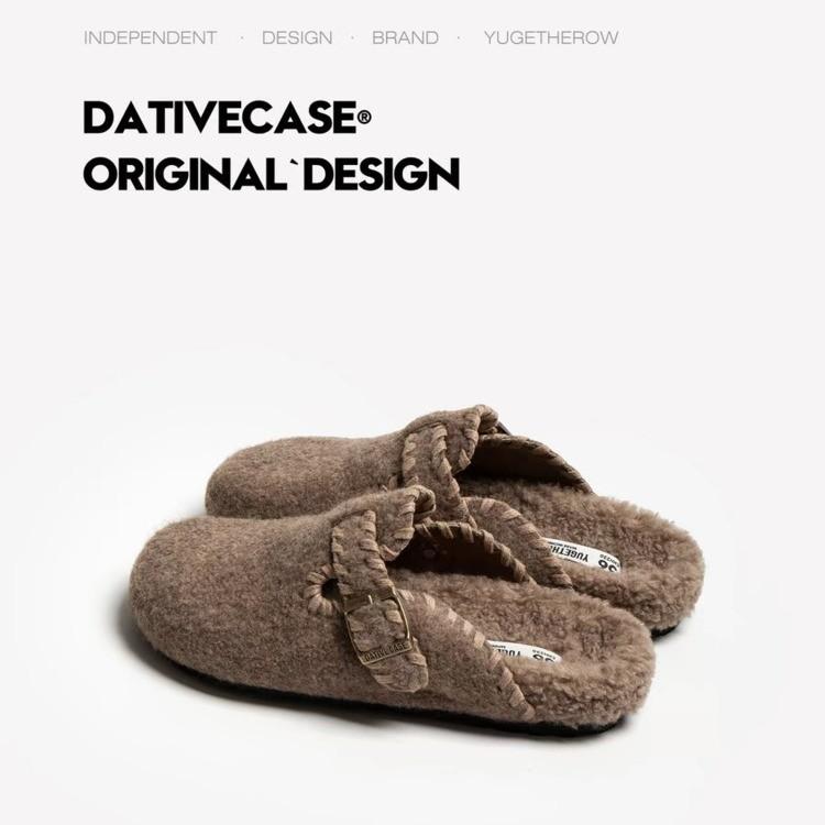 Gray woolen Birkenstocks half-towed woolen shoes bag head slippers women s autumn and winter outer wear 2025 new thick-soled one pedal 40
Gray woolen Birkenstocks half-towed woolen shoes bag head slippers women s autumn and winter outer wear 2025 new thick-soled one pedal 40