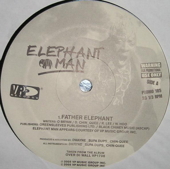 12inch Record ELEPHANT MAN - Father Elephant PROMO185 VP Records 2005 US Reggae, Ska & Dub Used
12inch Record ELEPHANT MAN - Father Elephant PROMO185 VP Records 2005 US Reggae, Ska & Dub Used