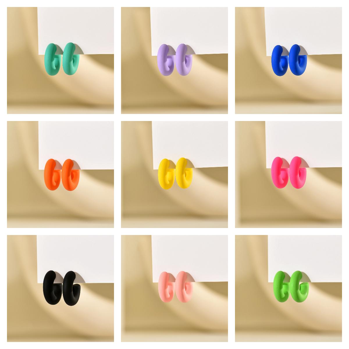 Korean Multi-colored Small C Shape Earring Hoops for Women Geometric Acrylic Round Huggies Drop Earring Jewelry
Korean Multi-colored Small C Shape Earring Hoops for Women Geometric Acrylic Round Huggies Drop Earring Jewelry